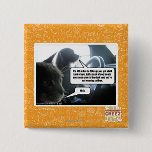 Hit It. 15 Cm Square Badge
