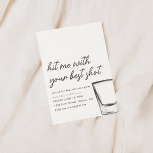 Hit Me With Your Best Shot Party Invite