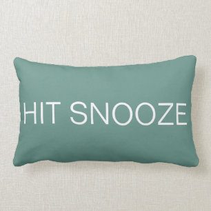 Hit Snooze - Beryl Green Lumbar Cushion