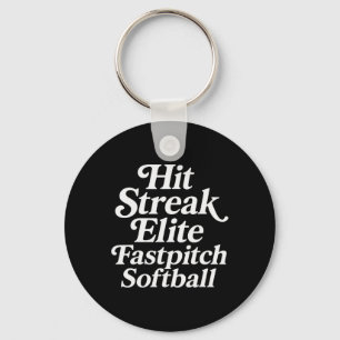 Hit Streak Elite Fastpitch Softll Key Ring