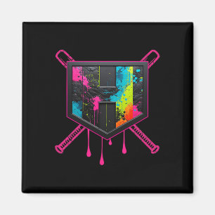Hit Streak Softll Pink Splatter Drip Streak - Colo Magnet