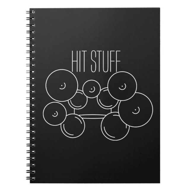 Hit Stuff Drummer Notebook (Front)