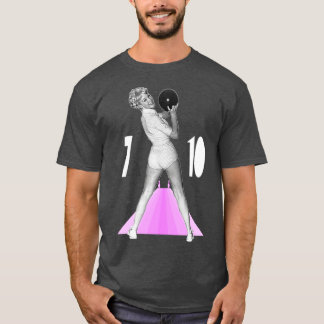 Hit That 710 Split Retro Bowling Humour T-Shirt