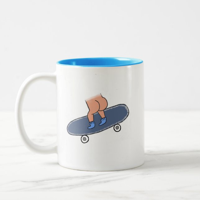 Hit the Deck  Two-Tone Coffee Mug (Left)