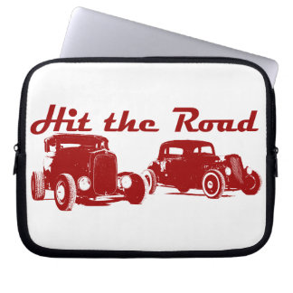 Hit the Road - Hot Rods original design bordeaux Laptop Sleeve
