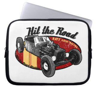 Hit the Road - Rats Goin' Racing original design Laptop Sleeve