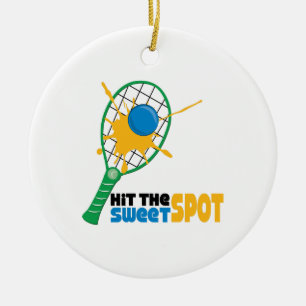 Hit The Sweet Spot Ceramic Ornament