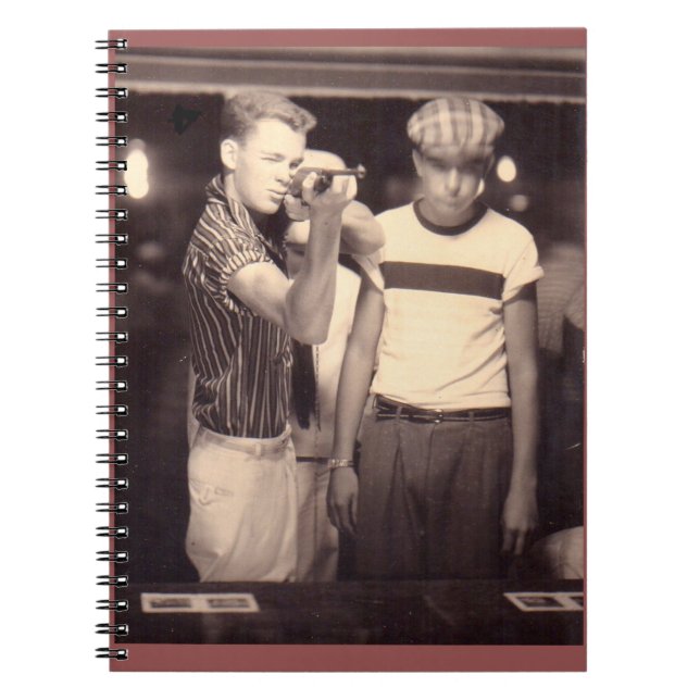 hit the target and win a kewpie doll notebook (Front)