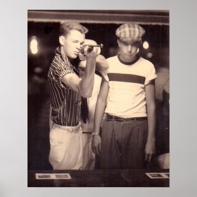 hit the target and win a kewpie doll poster (Front)