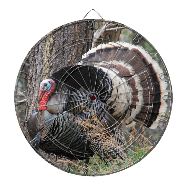 HIT THE TURKEY Dart Board (Front)