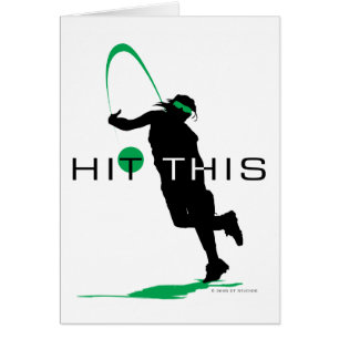Hit This Green Pitcher Softball