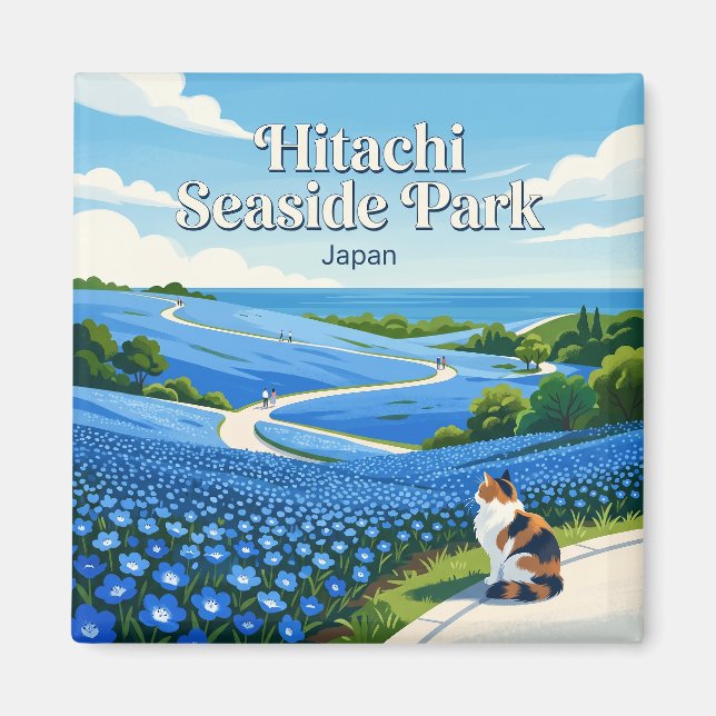 Hitachi Seaside Park Japan Magnet (Front)