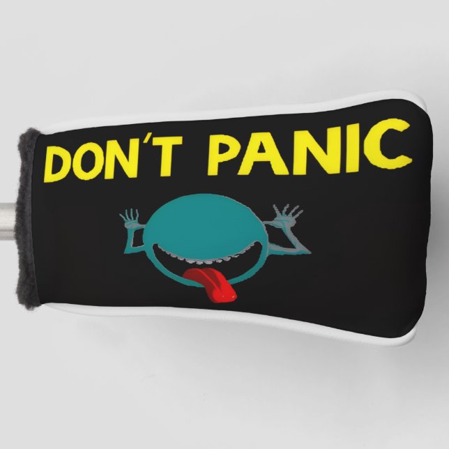 Hitch Hiker's Guide Golf Head Cover (Front)