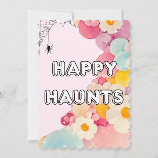 Hitch Hiking Ghosts Birthday Invitation