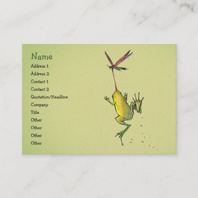 Hitchin' a Ride Profile Card Template (Front)