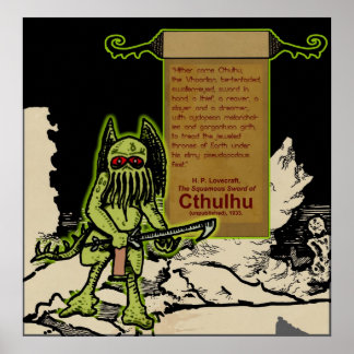 Hither Came Cthulhu... Poster
