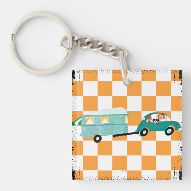 Hitting the Open Road 1 Key Ring (Front)