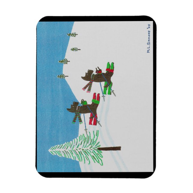 HITTING THE SLOPES MAGNET (Vertical)