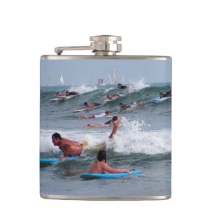 Hitting the Waves_ Hip Flask