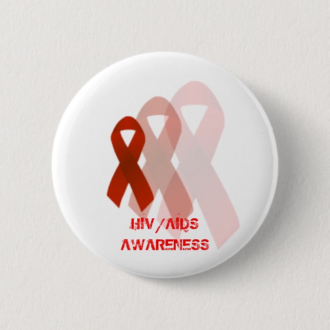 HIV/AIDS Awareness Button (Front)
