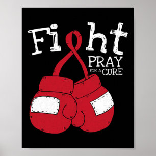 Hiv Aids Brain Aneurysm Stroke Cool Awareness Gift Poster