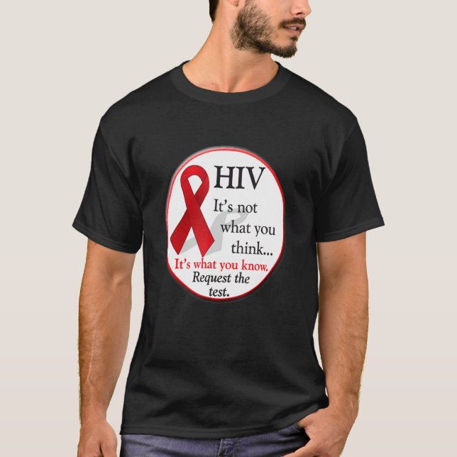 HIV Aids World Day Diagnosis T-Shirt (Front)