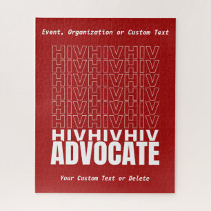HIV HIV HIV Advocate Jigsaw Puzzle