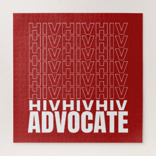 HIV HIV HIV Advocate Jigsaw Puzzle