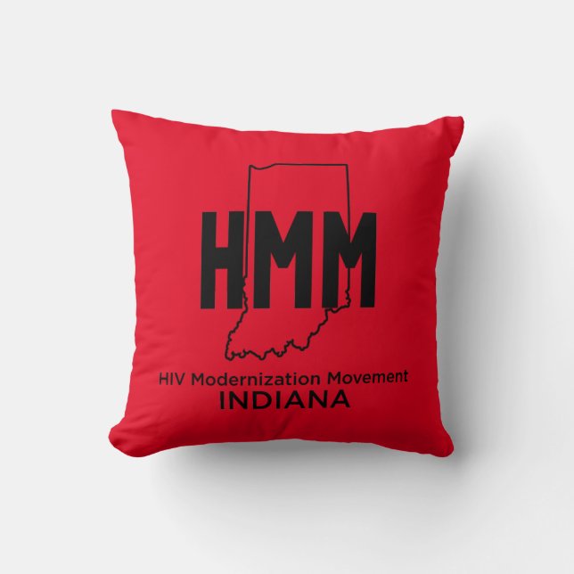 HIV Modernisation Movement Indiana Cushion (Front)