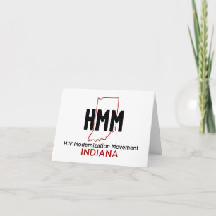 HIV Modernisation Movement Indiana Thank You Card