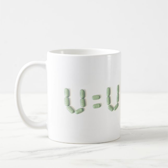 HIV - U=U  (Undetectable = Untransmittable) Coffee Mug (Left)