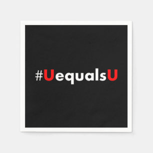 HIV Undetectable Equals Untransmittable - Minimali Napkin