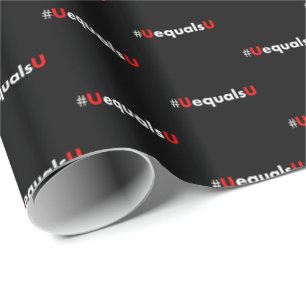HIV Undetectable Equals Untransmittable - Minimali Wrapping Paper
