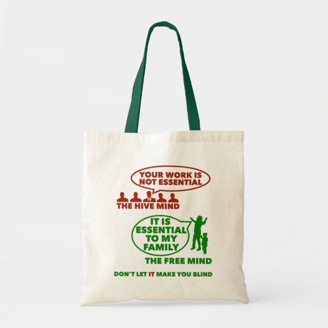 Hive Mind tote Bag (Front)