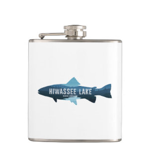 Hiwassee Lake North Carolina Fish Hip Flask
