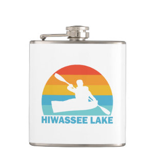 Hiwassee Lake North Carolina Kayak Hip Flask