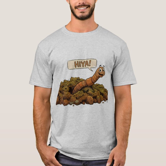 "Hiya!" From Below T-Shirt (Front)