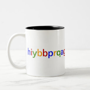 hiybbprqag Two-Tone coffee mug