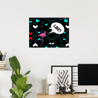 Hjärtan love poster