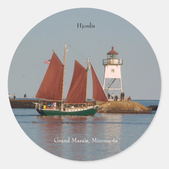 Hjordis & Grand Marais Light sticker (Front)