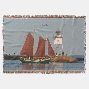 Hjordis & Grand Marais Light throw blanket