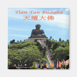 HK - Hong Kong - Tian Tan Buddha Magnet