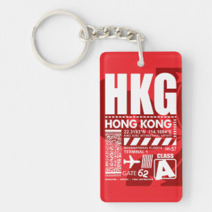 HKG Hong Kong Airport Key Ring