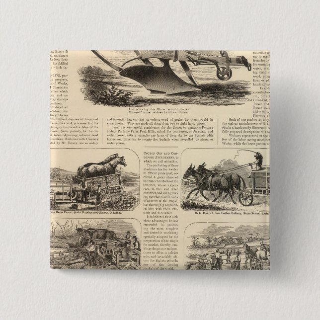 HL Emory and Sons 15 Cm Square Badge (Front)