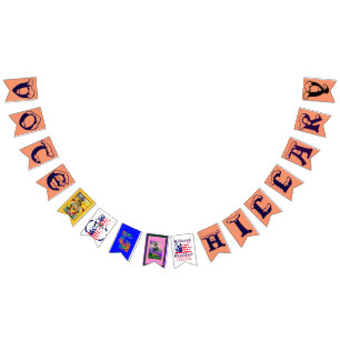 Hllary USA for President we are stronger together Bunting