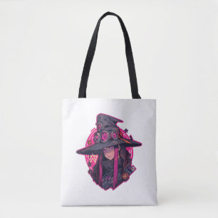 Hlloween teen witch! tote bag