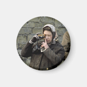 HM Queen Elizabeth Camera Smile! Magnet