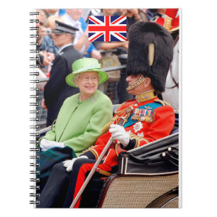 HM Queen Elizabeth-Duke of Edinburgh Notebook