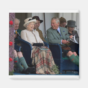HM Queen Elizabeth II and HRH Prince Charles 2014 Magnet