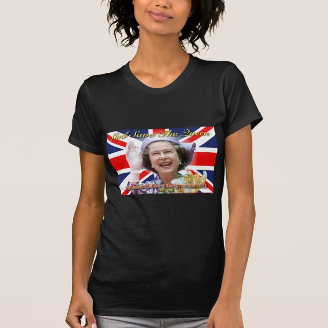 HM Queen Elizabeth II Diamond Jubilee T-Shirt (Front)